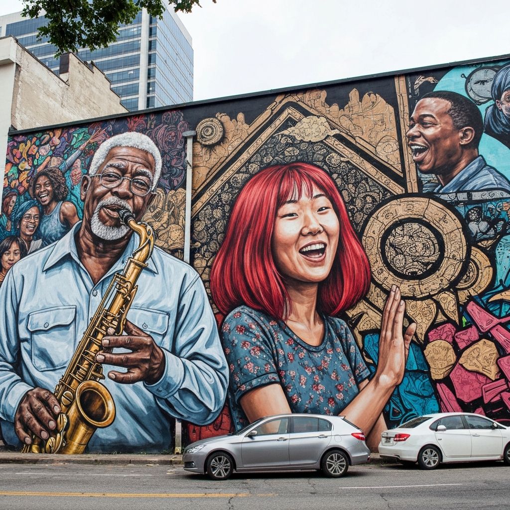 Atlanta street art mural